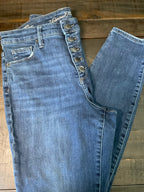 Universal Thread Women's High Rise Skinny Jeans Size 10 30R Dark Wash Denim Blue