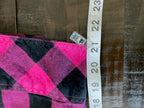 Fox Girls - Women's Pink & Black Plaid Flannel Shirt - Size XL