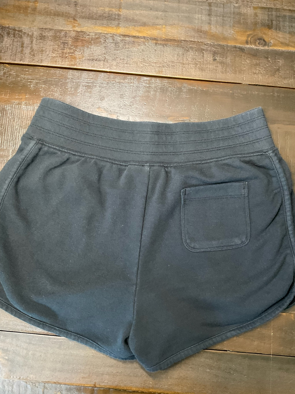 Champion Women's Campus French Terry Lounge Shorts - Black.  Size Medium