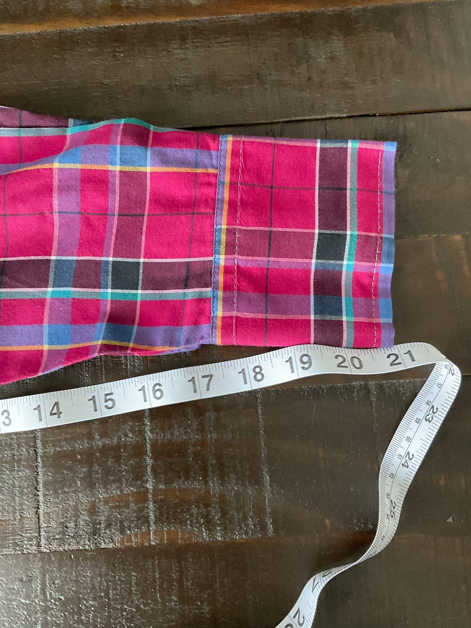 Vintage Saddle King Western Wear Plaid Pearl Snap Shirt Mens XXL Pink Purple Cowboy