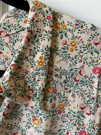 Zara Women's Long Maxi Dress Flowered Print Short Sleeve V-Neck. Size Small