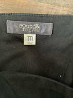 Sound & Matter Black Strapless Sweetheart Mini Dress. Size M