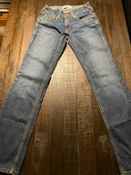 Ariat Women's Goldie Dark Denim Straight Leg Jeans - Size 27R / 10